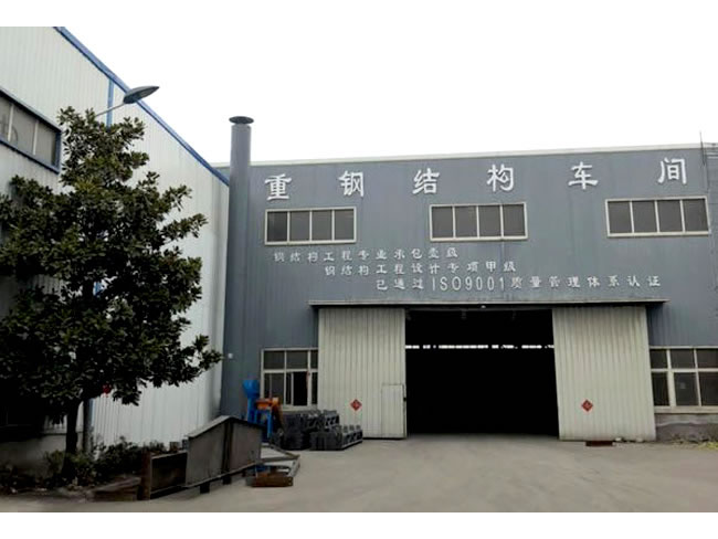 姜堰网架加工车间
